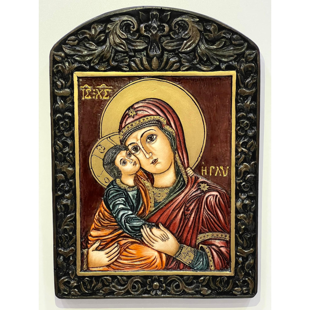 Икона Св. Богородица - Умиление 34х24