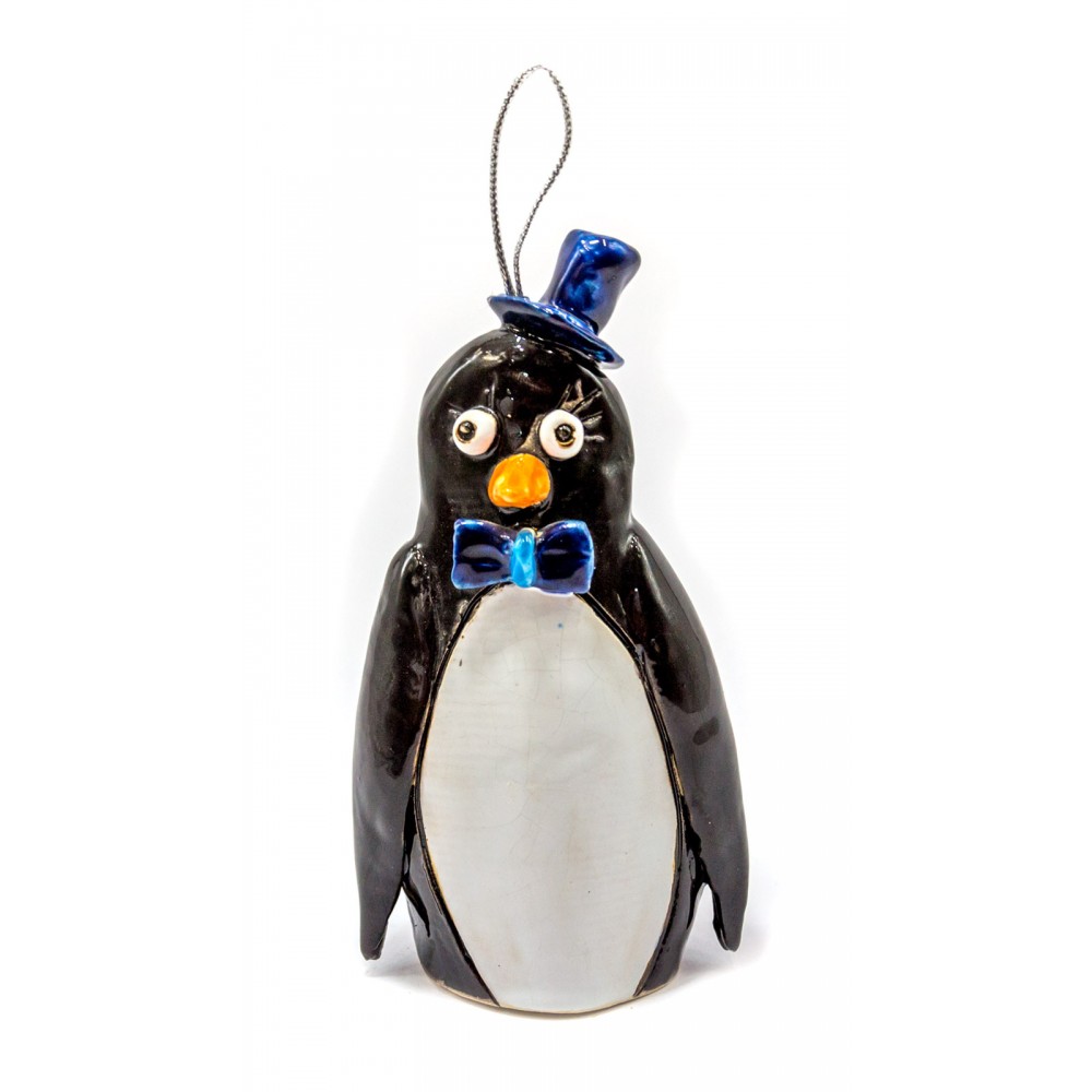 Керамична фигура - Пингвин с папионка