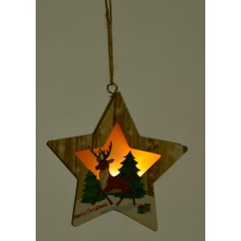 Коледна светеща декорация - Звезда