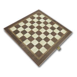 Дървена табла и шах 19х38 Manopoulos - Маслина
