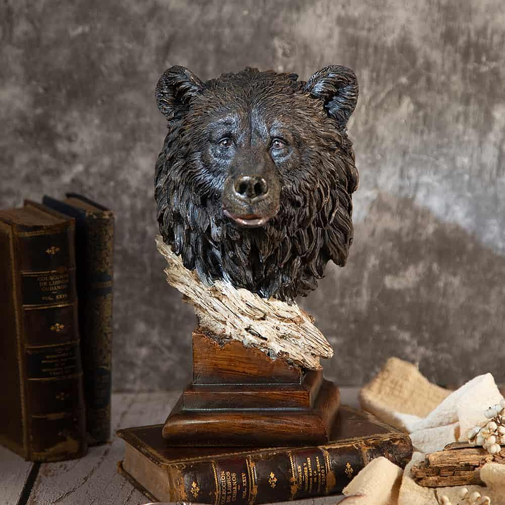 Статуетка -  Глава на мечка