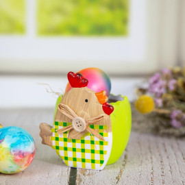 Поставка за яйце - Цветна кокошка