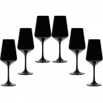 Комплект 6 броя чаши за бяло вино 350 мл - Black Sandra