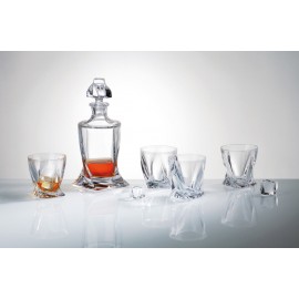 Комплект Гарафа + 6 чаши за уиски - Куадро