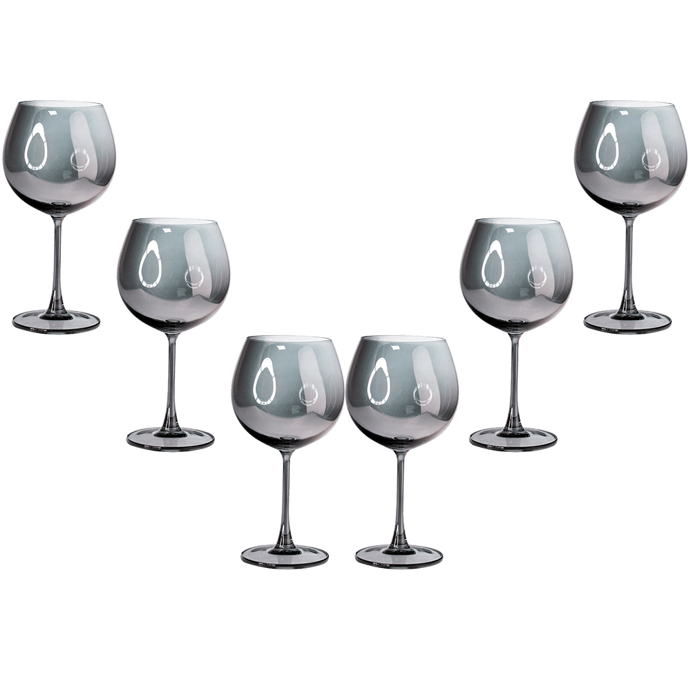 Комплект 6 бр чаши за вино 640 мл - Gray