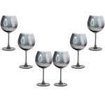 Комплект 6 бр чаши за вино 640 мл - Gray