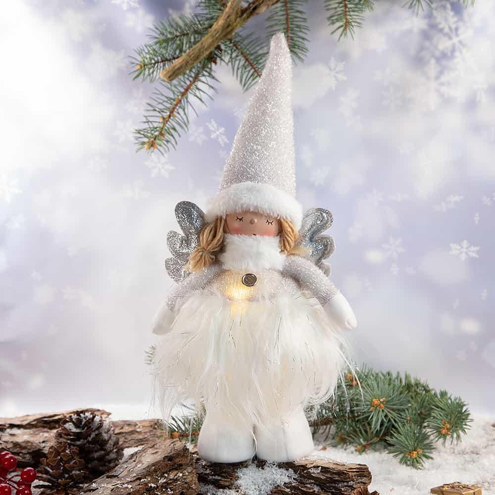  Коледна декорация - Светещ ангел